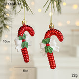 Santa Claus Christmas Ornaments Small Plastic Pendants for Festive Decorations, Perfect for Tree, Home, and Holiday Atmosphere