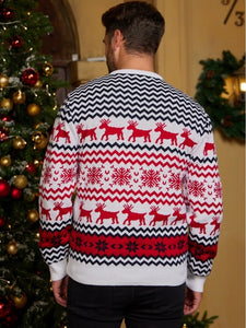 Couples' Christmas Sweater Festive Holiday Knitwear for Women and Men