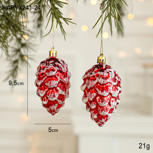 Santa Claus Christmas Ornaments Small Plastic Pendants for Festive Decorations, Perfect for Tree, Home, and Holiday Atmosphere