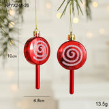 Santa Claus Christmas Ornaments Small Plastic Pendants for Festive Decorations, Perfect for Tree, Home, and Holiday Atmosphere