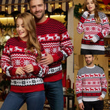 Couples' Christmas Sweater Festive Holiday Knitwear for Women and Men