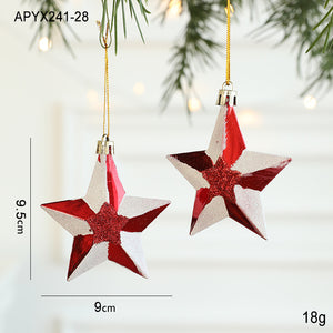 Santa Claus Christmas Ornaments Small Plastic Pendants for Festive Decorations, Perfect for Tree, Home, and Holiday Atmosphere