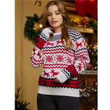 Couples' Christmas Sweater Festive Holiday Knitwear for Women and Men